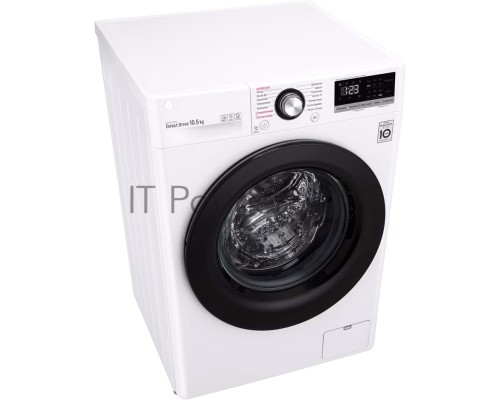 Стиральная машина LG TW4V3RS6W белый, загрузка фронтальная 10,5 кг, 1400 об/мин., класс: А