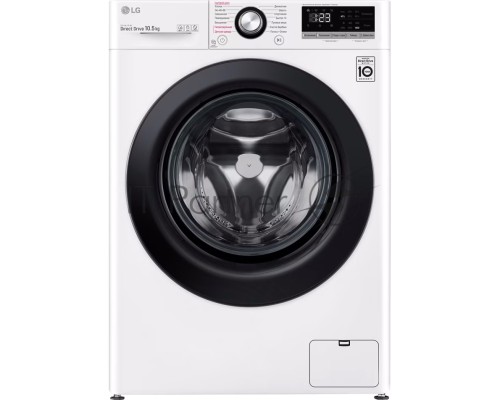 Стиральная машина LG TW4V3RS6W белый, загрузка фронтальная 10,5 кг, 1400 об/мин., класс: А
