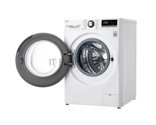 Стиральная машина LG TW4V3RS6W белый, загрузка фронтальная 10,5 кг, 1400 об/мин., класс: А