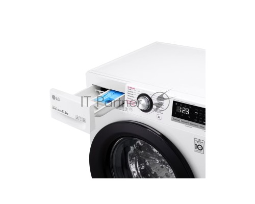 Стиральная машина LG TW4V3RS6W белый, загрузка фронтальная 10,5 кг, 1400 об/мин., класс: А