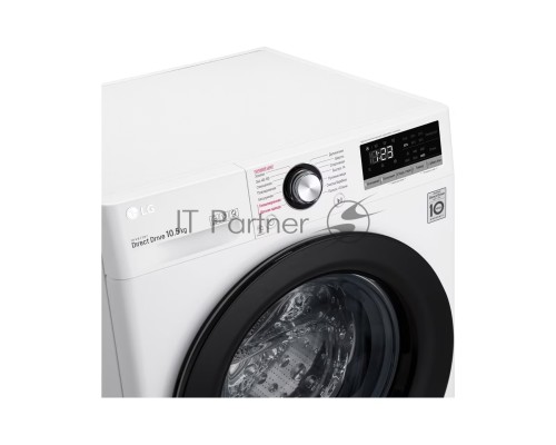 Стиральная машина LG TW4V3RS6W белый, загрузка фронтальная 10,5 кг, 1400 об/мин., класс: А