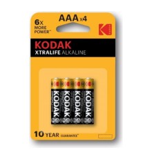Kodak LR03-4Bl Xtralife Alkaline [K3A-4] (40/200/32000) (4 шт. в уп-ке)