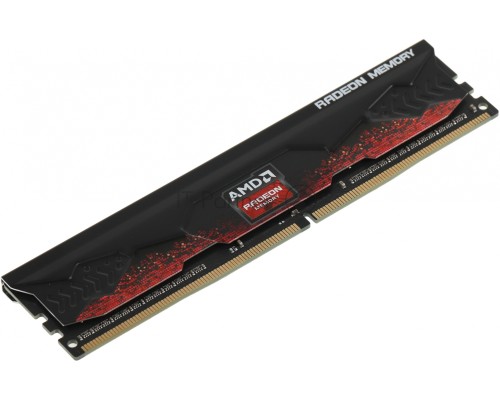 Оперативная память AMD 16GB DDR4 2666 DIMM R7 Performance Series Black Gaming Memory R7S416G2606U2S Non-ECC, CL16, 1.2V, Heat Shield, RTL