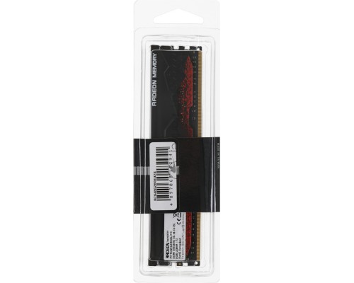 Оперативная память 8GB AMD Radeon™ DDR4 2666 DIMM R7 Performance Series Black Gaming Memory R7S48G2606U2S Non-ECC, CL16, 1.2V, Heat Shield, RTL