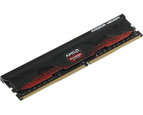 Оперативная память 8GB AMD Radeon™ DDR4 2666 DIMM R7 Performance Series Black Gaming Memory R7S48G2606U2S Non-ECC, CL16, 1.2V, Heat Shield, RTL