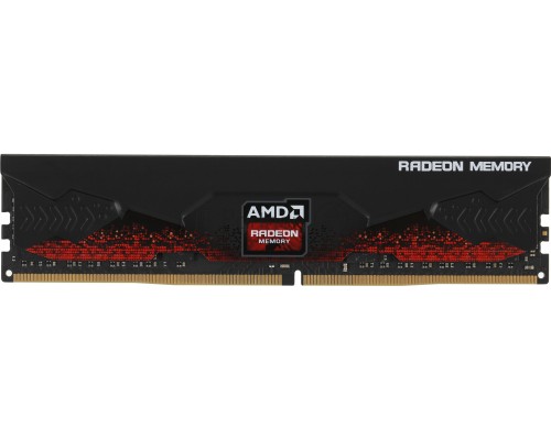 Оперативная память 8GB AMD Radeon™ DDR4 2666 DIMM R7 Performance Series Black Gaming Memory R7S48G2606U2S Non-ECC, CL16, 1.2V, Heat Shield, RTL