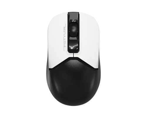 [Мышь] A4Tech Мышь Fstyler FB12S черный/белый оптическая (1200dpi) silent беспроводная BT/Radio USB