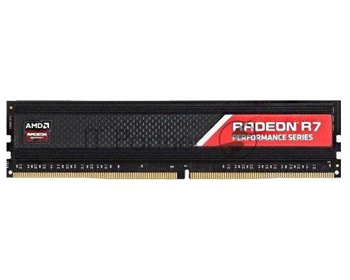 Оперативная память AMD 32GB DDR4 2666 DIMM R7 Performance Series Black Gaming Memory R7S432G2606U2S Non-ECC, CL16, 1.2V, Heat Shield, RTL