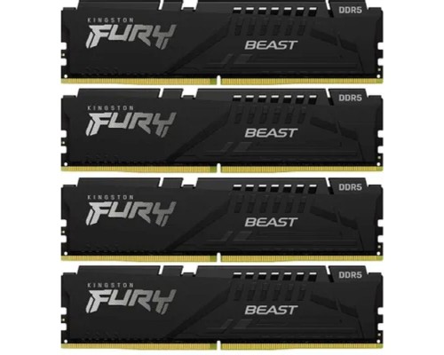 [Модуль памяти] Kingston DDR5 64GB Kit (4x16Gb) 5200 MT/s CL40 KF552C40BBK4-64