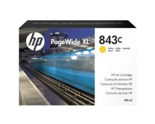 [Расходные материалы] Картридж/ HP 843C 400-ml Yellow Ink Cartridge