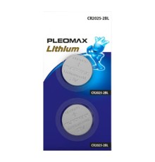 Pleomax CR2025-2Bl Lithium (60/240/43200) (2 шт. в уп-ке)