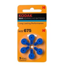Kodak ZA675-6Bl [KZA675-6] Max Hearing Aid (360/1800/45000) (6 шт. в уп-ке)