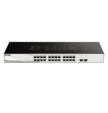 D-Link DGS-1210-26/FL2A Управляемый L2 коммутатор с 24 портами 10/100/1000Base-T и 2 портами 1000Base-X SFP