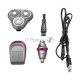 Бритва Galaxy Line GL 4210, серый, аккумуляторная, вр. непрер. раб. до 1,5 ч, ножи из нержав. стали, 3 сменных насадки: насадка-бритва, насадка-триммер для носа и ушей, насадка-триммер для точного, подравнивания контуров висков, усов и бороды, индикатор 