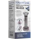 Бритва Galaxy Line GL 4210, серый, аккумуляторная, вр. непрер. раб. до 1,5 ч, ножи из нержав. стали, 3 сменных насадки: насадка-бритва, насадка-триммер для носа и ушей, насадка-триммер для точного, подравнивания контуров висков, усов и бороды, индикатор 