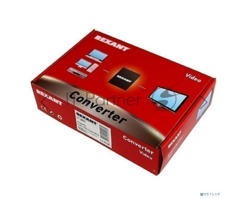 Конвертер HDMI на VGA + Стерео 3,5 мм, металл  REXANT