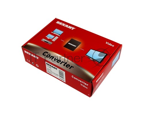 Конвертер HDMI на VGA + Стерео 3,5 мм, металл  REXANT