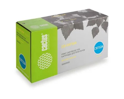 [расходные материалы] Картридж лазерный Cactus CS-C9732A желтый (12000стр.) для HP CLJ 5500/5550