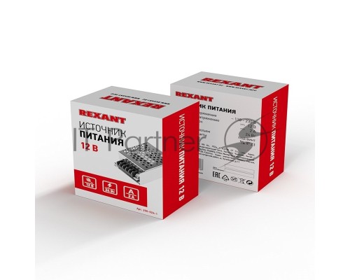 Источник питания 220 V AC/12 V DC 2 A 24 W с разъемами под винт, без влагозащиты (IP23)