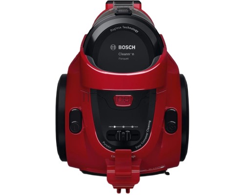 Пылесос Bosch BGC05AAA2 красный/черный, 350/700 Вт, уборка сухая, пылесборник контейнер 1.5 л