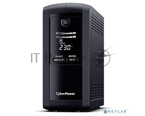 Источник бесперебойного питания UPS CyberPower VP1000EILCD Line-Interactive 1000VA/550W USB/RS-232/RJ11/45 (6 IEC С13) Источник бесперебойного питания UPS CyberPower VP1000EILCD Line-Interactive 1000VA/550W USB/RS-232/RJ11/45 (6 IEC С13)