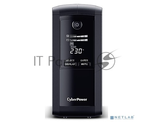 Источник бесперебойного питания UPS CyberPower VP1000EILCD Line-Interactive 1000VA/550W USB/RS-232/RJ11/45 (6 IEC С13) Источник бесперебойного питания UPS CyberPower VP1000EILCD Line-Interactive 1000VA/550W USB/RS-232/RJ11/45 (6 IEC С13)
