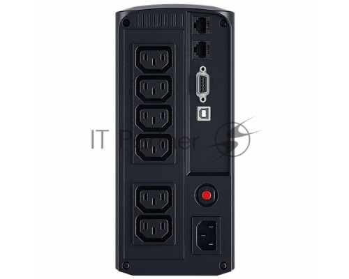 Источник бесперебойного питания UPS CyberPower VP1000EILCD Line-Interactive 1000VA/550W USB/RS-232/RJ11/45 (6 IEC С13) Источник бесперебойного питания UPS CyberPower VP1000EILCD Line-Interactive 1000VA/550W USB/RS-232/RJ11/45 (6 IEC С13)