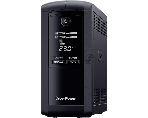 Источник бесперебойного питания UPS CyberPower VP1000EILCD Line-Interactive 1000VA/550W USB/RS-232/RJ11/45 (6 IEC С13) Источник бесперебойного питания UPS CyberPower VP1000EILCD Line-Interactive 1000VA/550W USB/RS-232/RJ11/45 (6 IEC С13)