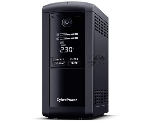 Источник бесперебойного питания UPS CyberPower VP1000EILCD Line-Interactive 1000VA/550W USB/RS-232/RJ11/45 (6 IEC С13) Источник бесперебойного питания UPS CyberPower VP1000EILCD Line-Interactive 1000VA/550W USB/RS-232/RJ11/45 (6 IEC С13)