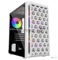 Компьютерный корпус Powercase Mistral Micro T3W, Tempered Glass, Mesh, 2x 140mm + 1х 120mm 5-color fan, белый, mATX (CMIMTW-L3)