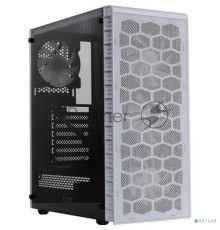 Компьютерный корпус Powercase Mistral Z4С White, Tempered Glass, Mesh, 4x 120mm 5-color LED fan, белый, ATX  (CMIZ4CW-L4)