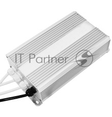 Источник питания тонкий 220 V AC/24 V DC 8,33 А 200 W с проводами, влагозащищенный (IP67)