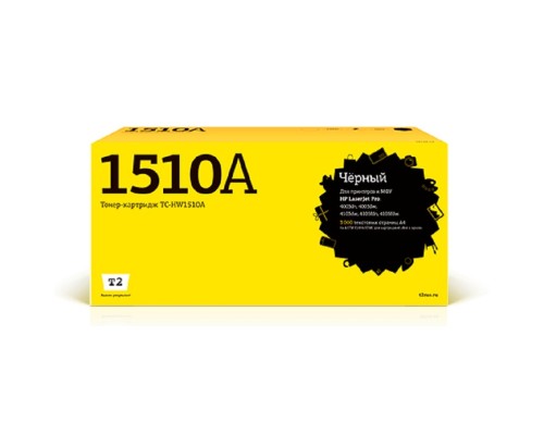 [Расходные материалы] T2  W1510A Тонер-картридж TC-HW1510A HP LaserJet Pro 4003dn/4003dw/4103dw/4103fdn/4103fdw (3050 стр.) черный, с чипом