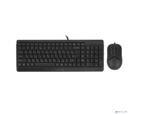 Клавиатура + мышь A4Tech Fstyler F1512 клав:черный мышь:черный USB