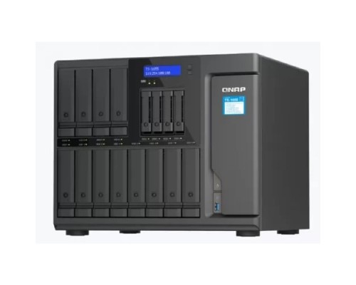 [Дисковый массив] Сетевое хранилище без дисков/ SMB QNAP TS-1655-8G NAS 16-Bay (12x 3.5