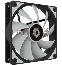 Вентилятор ID-COOLING NO-12025-XT 120x120x25мм (80шт./кор, PWM, Low Noise, резиновые углы, черный, 700-1800об/мин)  BOX