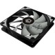 Вентилятор ID-COOLING NO-12025-XT 120x120x25мм (80шт./кор, PWM, Low Noise, резиновые углы, черный, 700-1800об/мин) BOX