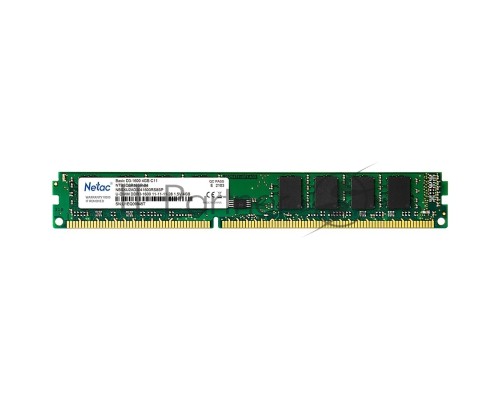 Оперативная память Netac 4GB DDR3 1600MHz DIMM CL11 1.5V / NTBSD3P16SP-04