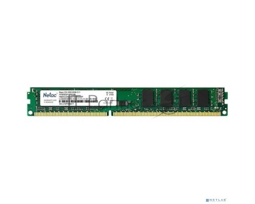 Оперативная память Netac 8GB DDR3 1600MHz CL11 1.5V / NTBSD3P16SP-08