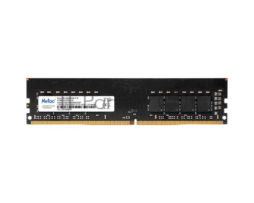 Оперативная память Netac 8GB DDR4 2666MHz CL19 1.2V / NTBSD4P26SP-08 PC4-21300 CL19 DIMM 288-pin 1.2В single rank Re