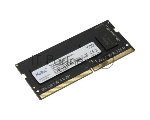 Оперативная память Netac 4GB DDR4 2666MHz SO-DIMM CL19 1.2V / NTBSD4N26SP-04