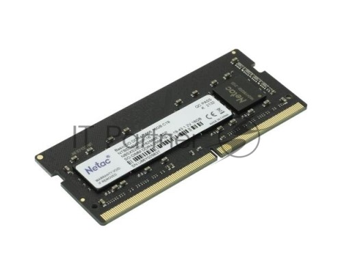 Оперативная память Netac 8GB DDR4 2666MHz SO-DIMM CL19 1.2V/NTBSD4N26SP-08 PC4-21300 CL19 SO-DIMM 260-pin single rank Ret