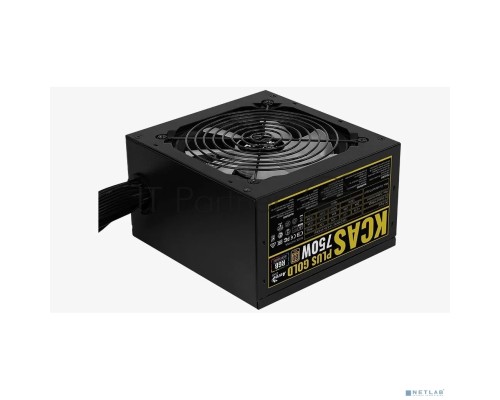 Блок питания Aerocool KCAS PLUS GOLD 750W <750W, ATX v2.4, APFC, Fan ARGB 12cm, 80+ Gold, Retail>