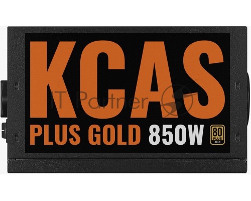 Блок питания Aerocool KCAS PLUS GOLD 850W <850W, ATX v2.4, APFC, Fan ARGB 12cm, 80+ Gold, Retail>