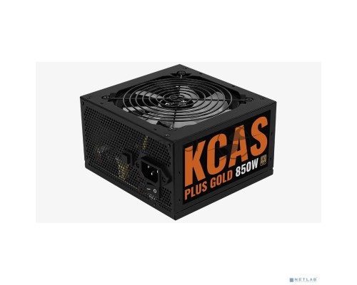 Блок питания Aerocool KCAS PLUS GOLD 850W <850W, ATX v2.4, APFC, Fan ARGB 12cm, 80+ Gold, Retail>
