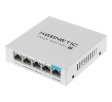 Keenetic POE+ SWITCH 5 (KN-4610) 5-портовый гигабитный коммутатор с 4 портами PoE+ и бюджетом мощности 60 Вт