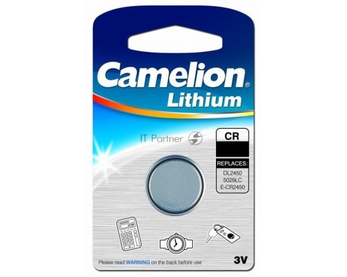 Элемент питания литиевый CR CR2025 BL-1 (блист.1шт) Camelion 3067
