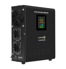 Exegate EX295995RUS ИБП (инвертор, синус, для котла) настенный ExeGate FineSine SX-500.LCD.AVR.2SH <500VA/300W, чистая синусоида, цветной LCD-дисплей, AVR, 2*Schuko, линейно-интерактивный, внешняя бат