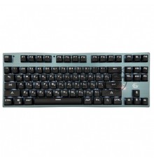 Клавиатура беспр. механ. Gembird KBW-G540L, BT 5.0/2,4 ГГц/USB, мет, переключатели Outemu Blue, 87 клавиши, белая подсветка