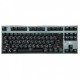 Клавиатура беспр. механ. Gembird KBW-G540L, BT 5.0/2,4 ГГц/USB, мет, переключатели Outemu Blue, 87 клавиши, белая подсветка